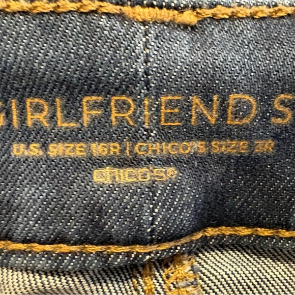 Chico’s So Slimming Girlfriend Slim Leg Ankle Size 3(16) - Picture 4 of 4